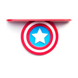 Captain America Marvel Kids Bedroom Floating Organizer Shelve Decor - waseeh.com