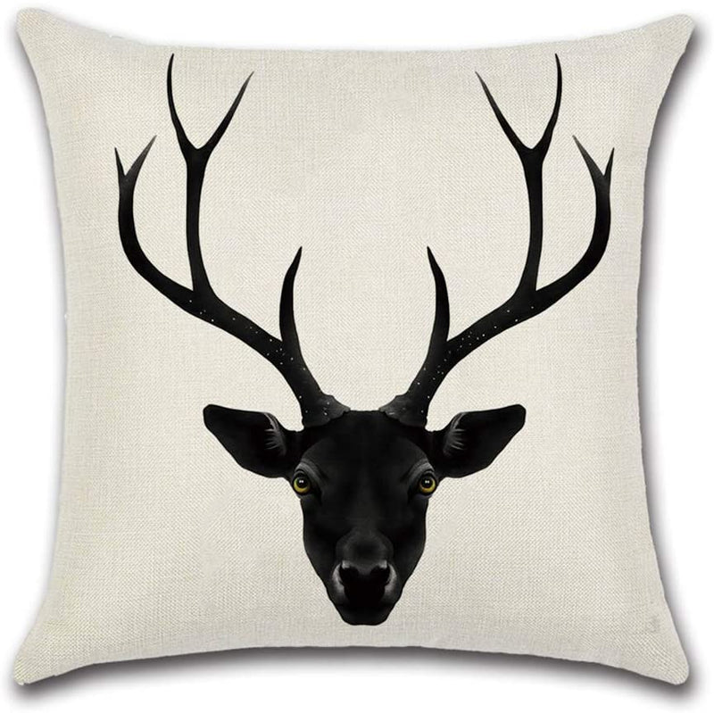 Deer Silhouette Cushion Covers ( Pack of 4 ) - waseeh.com