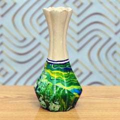 Ocean Vase- Intricate - Earthen Pot - waseeh.com