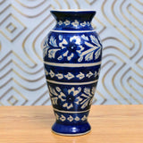 Blue Felicity Vase Blue-pottery - waseeh.com