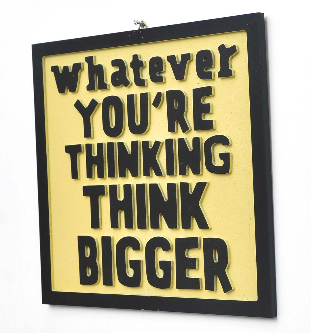 Wall "Think Bigger &amp; Stay Hungry" Decor - waseeh.com