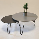 Tatami ways Contrasted Round Tables (Single) - waseeh.com
