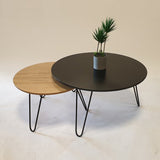 Tatami ways Contrasted Round Tables (Single) - waseeh.com
