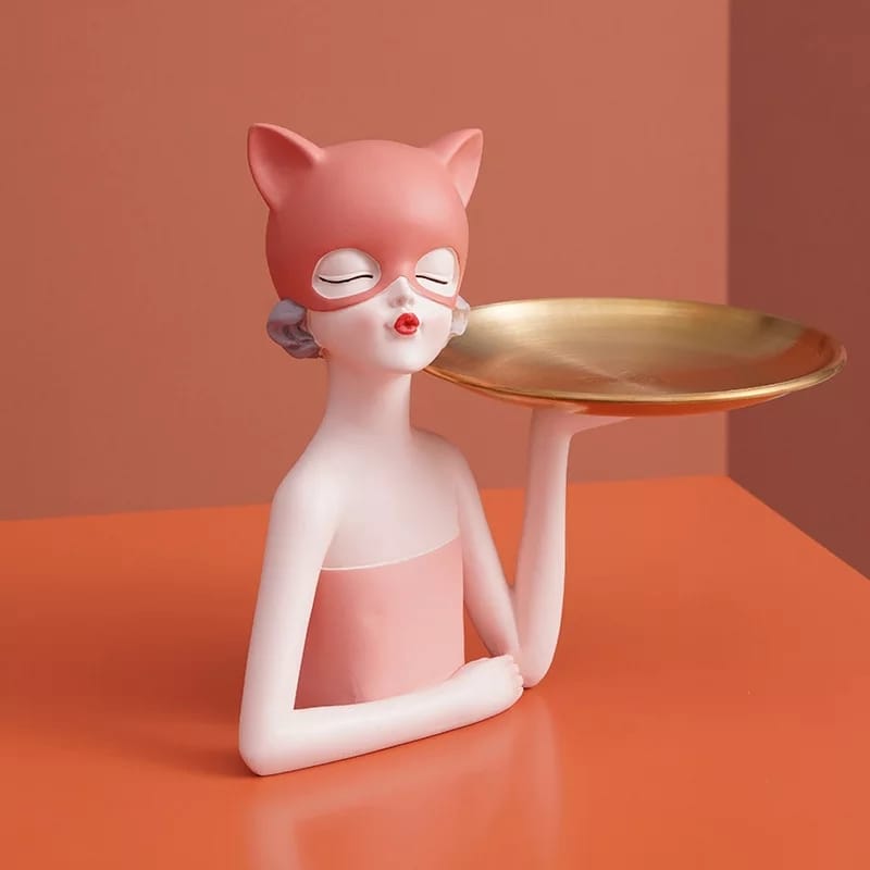 Kitty Porter Girl Sculpture - waseeh.com