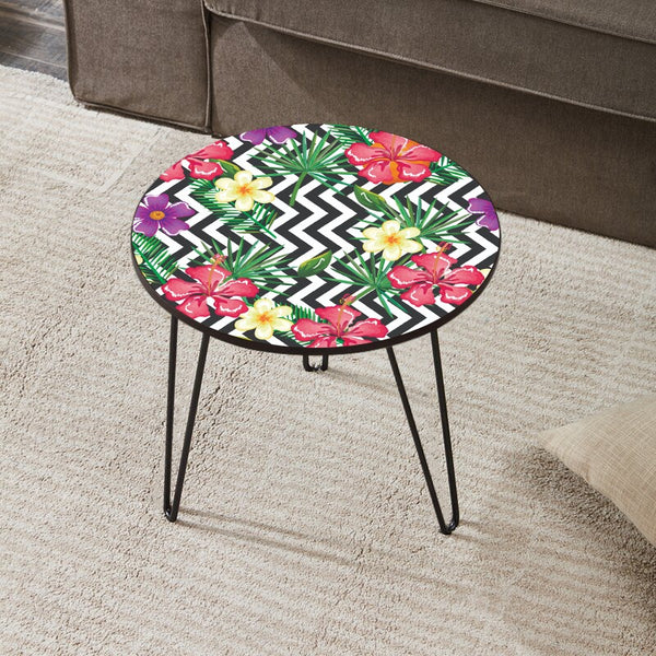 Flower Bloom Hairpin Side Center Table - waseeh.com