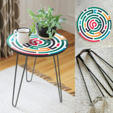 The Mystic Maze Living Lounge Center Side Hairpin Table - waseeh.com