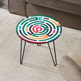 The Mystic Maze Living Lounge Center Side Hairpin Table - waseeh.com