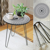 Mystic Mysteries Living Lounge Center Side Hairpin Table - waseeh.com
