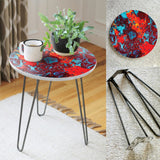 Bloomy Universe Living Lounge Center Side Hairpin Table - waseeh.com