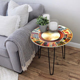 Sierra Madre Living Lounge Coffee Center Side Hairpin Table - waseeh.com