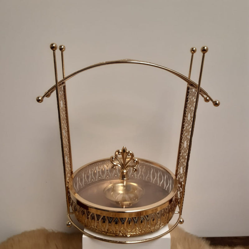 Decorative Metal Golden Plate - waseeh.com