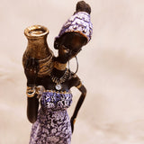 African Girl Satute Decor - waseeh.com