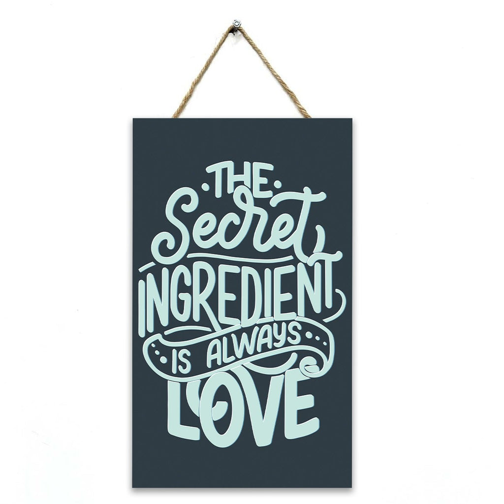 Wall "Secret Ingredient" Caption Decor