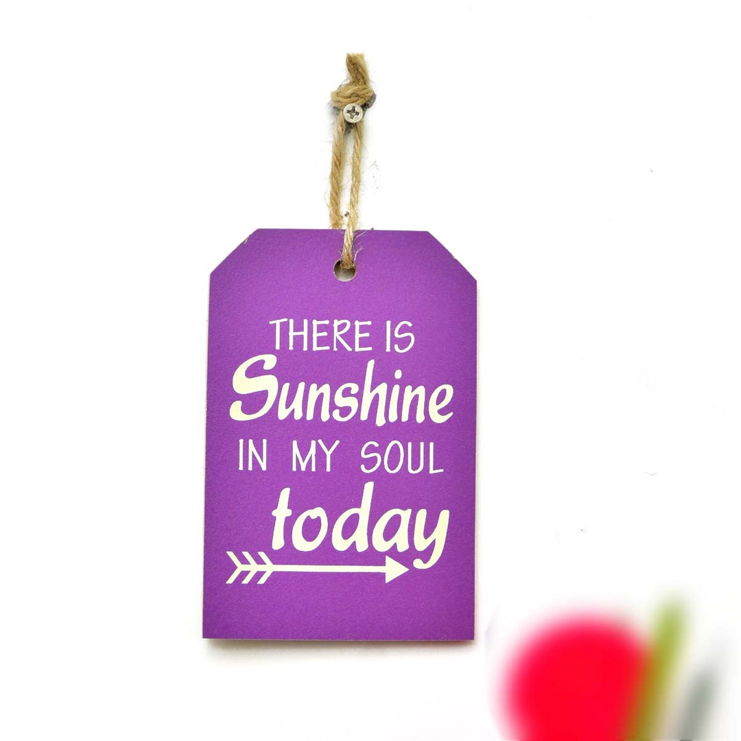 Wall "Sunshine" Caption Decor - waseeh.com