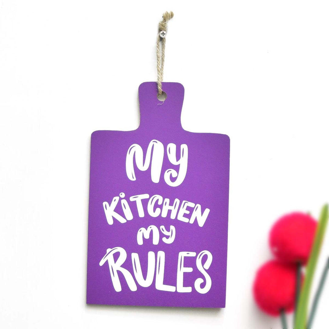 Wall "Strict Kitchen" Caption Decor - waseeh.com