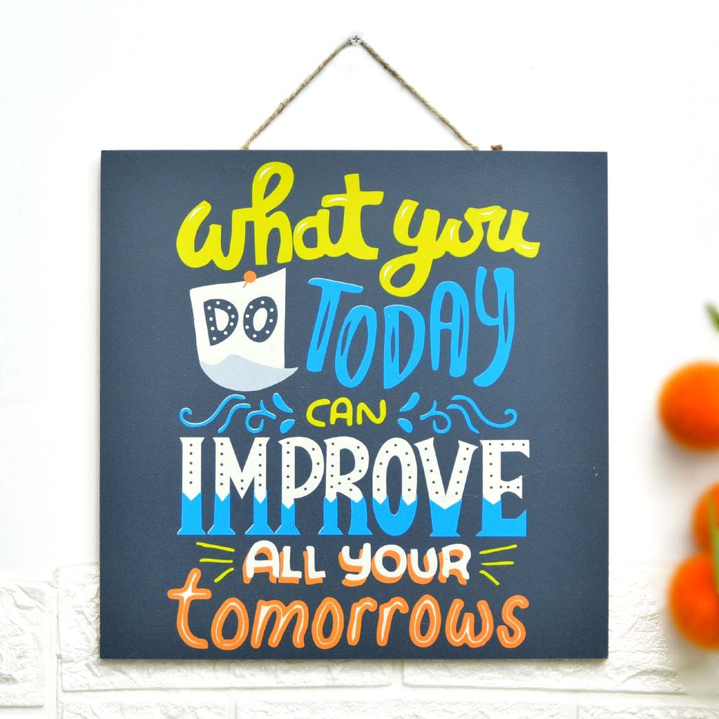 Wall "Do Today" Caption Decor
