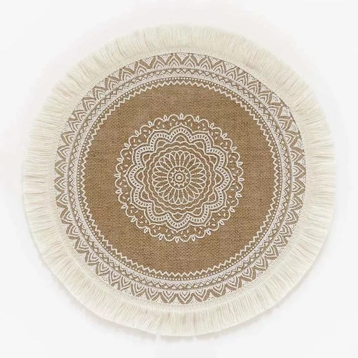 Jute Table Mats (Pack of 6) - waseeh.com