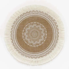 Jute Table Mats (Pack of 6) - waseeh.com