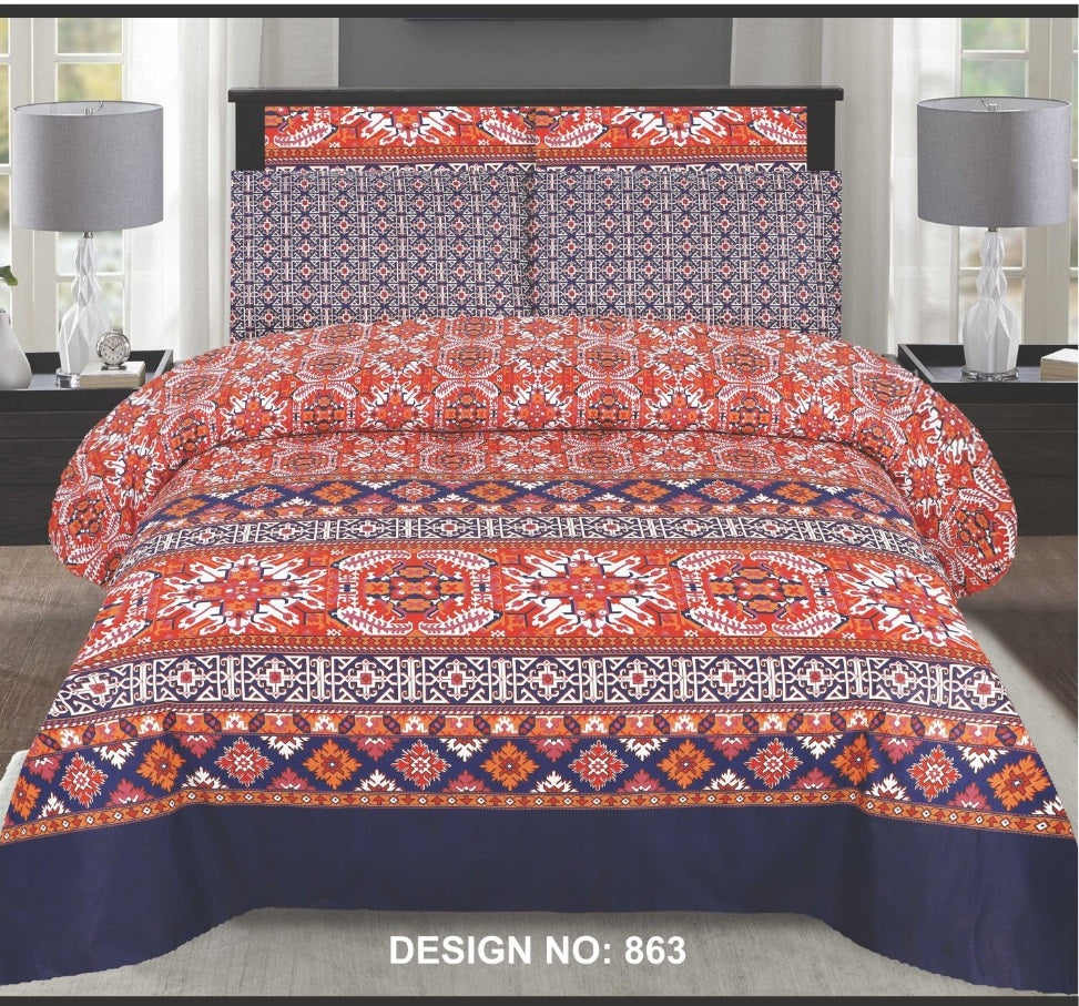 Classic Printed Bed Sheets - waseeh.com