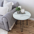 Lustre Shakes Living Lounge Center Side Hairpin Table - waseeh.com