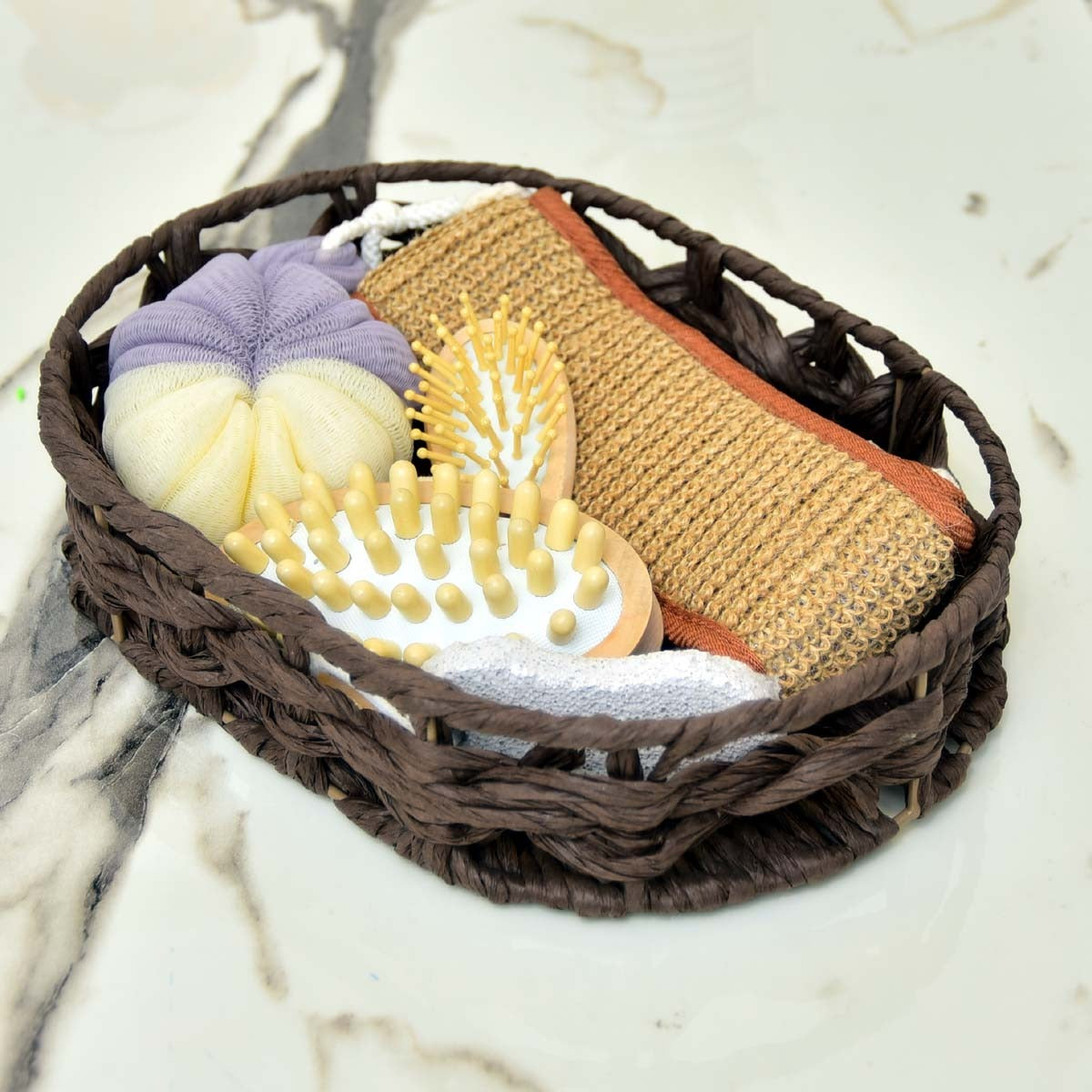 Luxury Bath Gift Set (Oval Chocolate) - waseeh.com