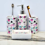 Flamingo Bathroom Set - waseeh.com