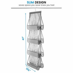 Hanging Purse Organizer (8 Compartments) - waseeh.com