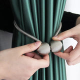 Magnetic Pearl Ball Curtain Tiebacks - waseeh.com