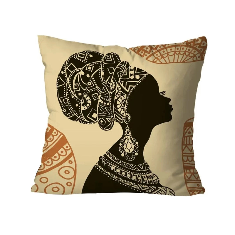 Black Queen Cushion Covers (Pack of 3) - waseeh.com