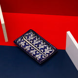 Wall Art Long Mini Dish-Blue pottery - waseeh.com