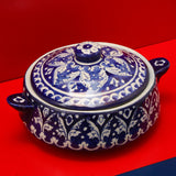 Vintage Multani Handi-Blue pottery - waseeh.com