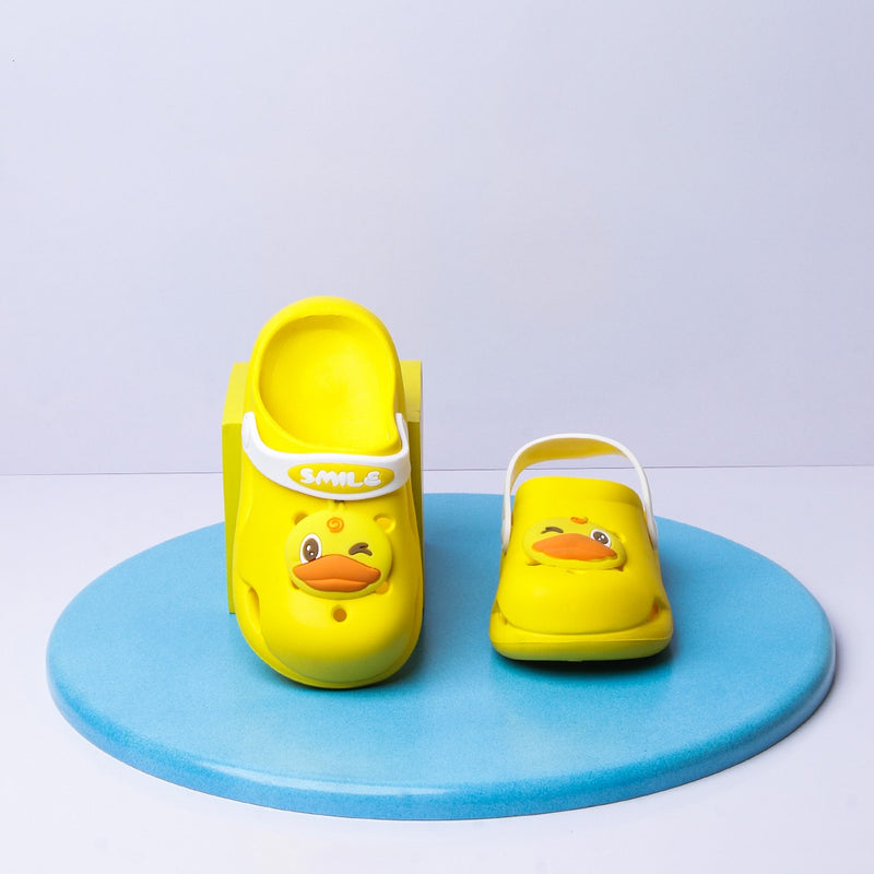 Smily Chick Baby Slippers (Yellow) - waseeh.com