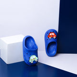 Taxi Run Kids Slippers (Blue) - waseeh.com