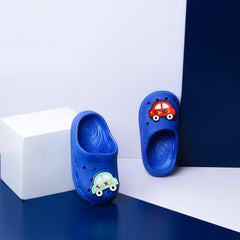 Taxi Run Kids Slippers (Blue) - waseeh.com