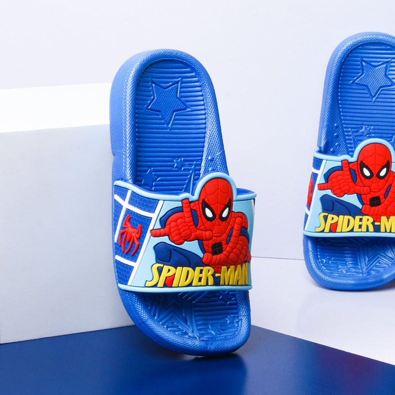 Spiderman Kids Slippers (Blue) - waseeh.com