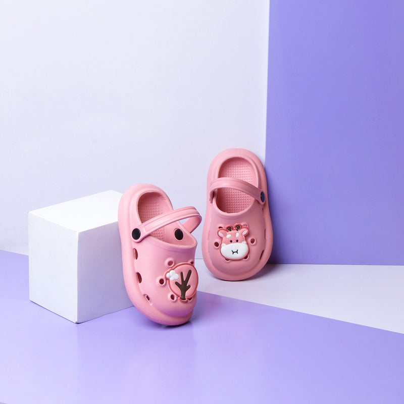 Winter Bear Baby Slippers (Pink) - waseeh.com