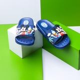 Mickey & Chik Kids Slippers (Dark Blue)