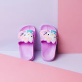 Mini Hello Kitty Kids Slippers (Purple) - waseeh.com