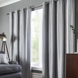Layesh Grey Lines Curtains - waseeh.com
