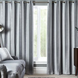 Layesh Grey Lines Curtains - waseeh.com
