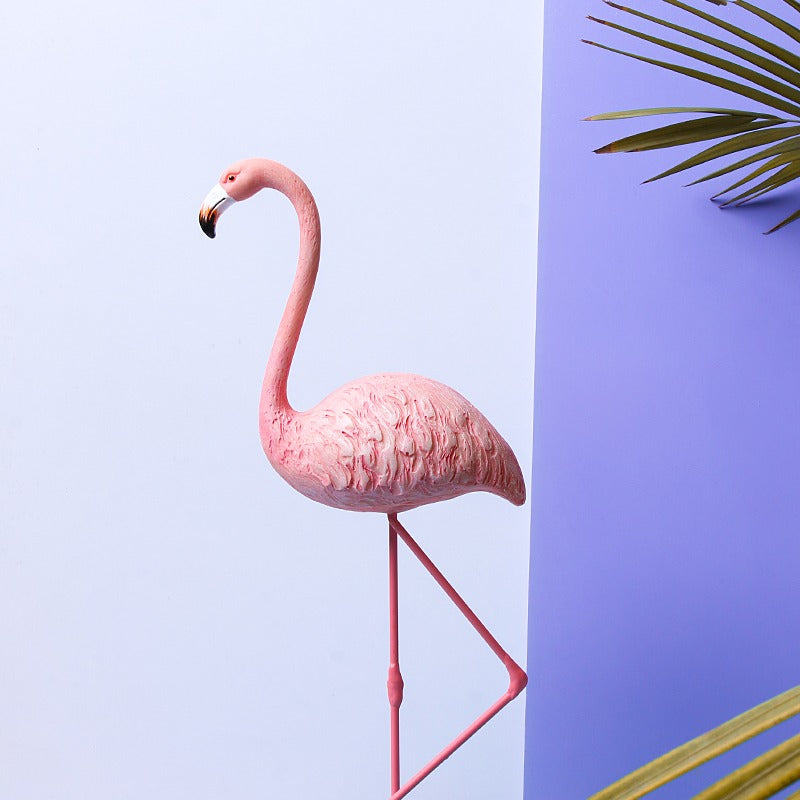 Flamingo One Leg Decor - waseeh.com