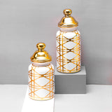 Shiny Cerulean Vases - waseeh.com