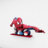 Amazing Spiderman Marvel Kids Bedroom Organizer Floating Shelve Decor - waseeh.com