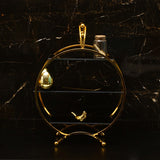 Golden Creative Plate Stand - waseeh.com