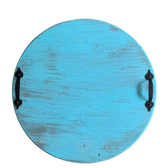 Ocean Sail Solid Wood Kitchen Snack Guest Serving Tray - waseeh.com