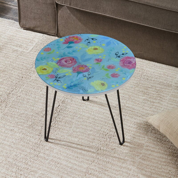 Spring Buzz Living Lounge Bedroom Hairpin Side Center Table - waseeh.com