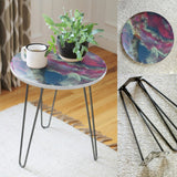 Dark Hole Living Lounge Bedroom Hairpin Side Center Table - waseeh.com