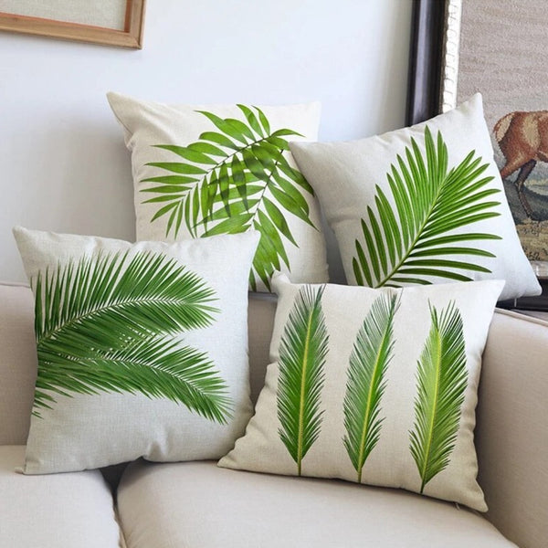 Palm Leaves Cushion Covers (Pack of 5) - waseeh.com