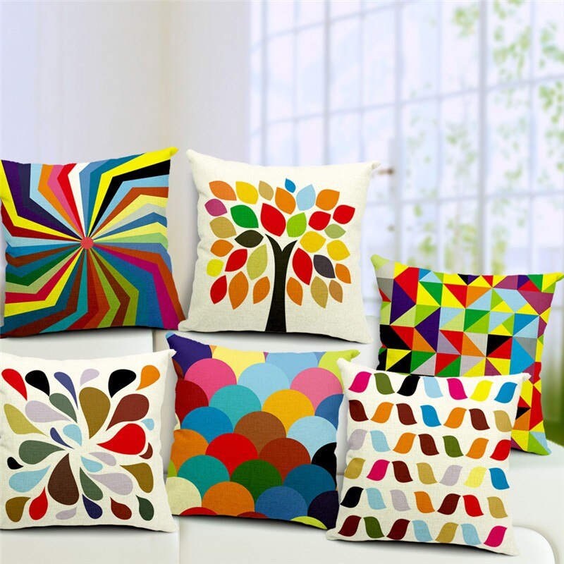 Color Bloom Cushion Covers (Pack of 5) - waseeh.com