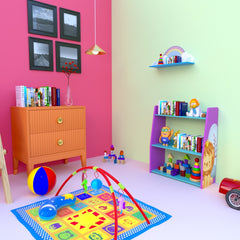 Cavy Cheer Bookcase Shelve Storage Organizer Kids Bedroom Rack Decor - waseeh.com